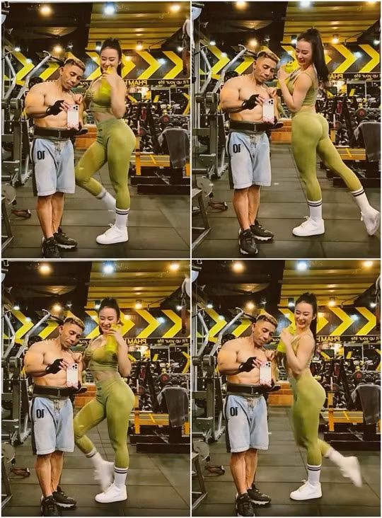 Có những bộ ảnh cô diện chiếc áo yếm để lộ quá nhiều vai vì bắp tay của cô nàng đã tạo một cảm giác khá thô cứng đối với sự mềm mại, nhẹ nhàng của áo yếm.