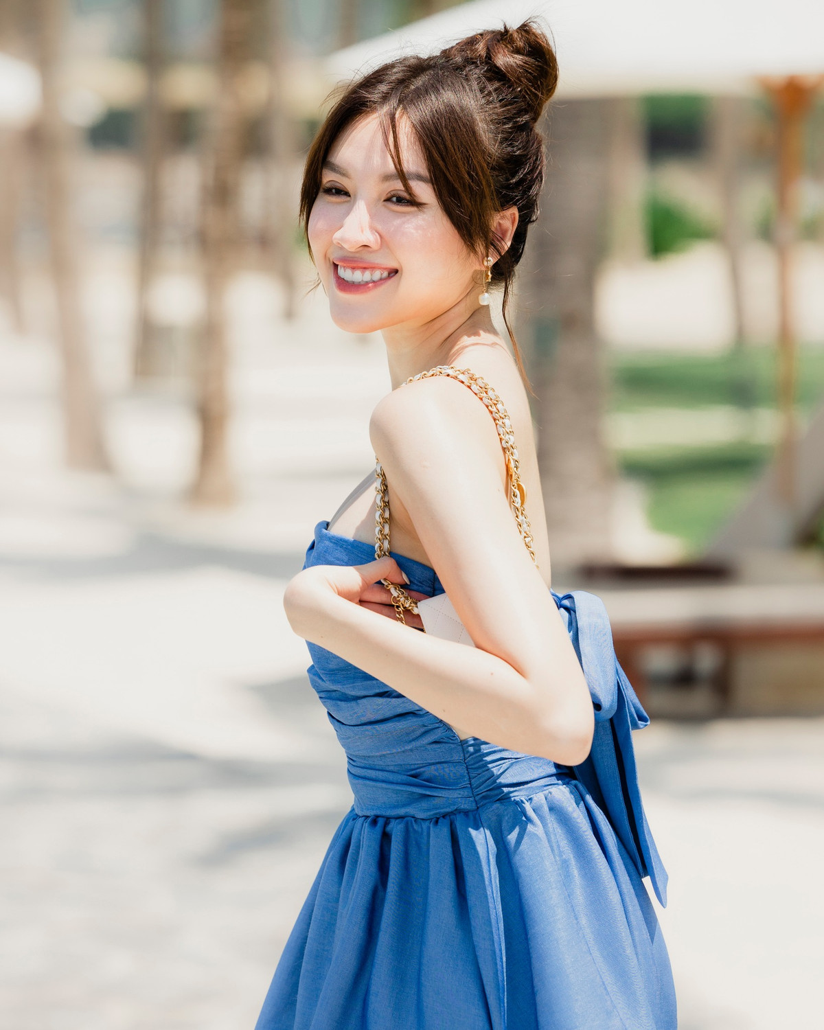 Cô ghi dấu ấn với khán giả qua giọng nói truyền cảm, lối dẫn mượt mà tại các chương trình Hoa hậu Hoàn vũ Việt Nam 2022, Hoa hậu Thể thao Việt Nam 2022…