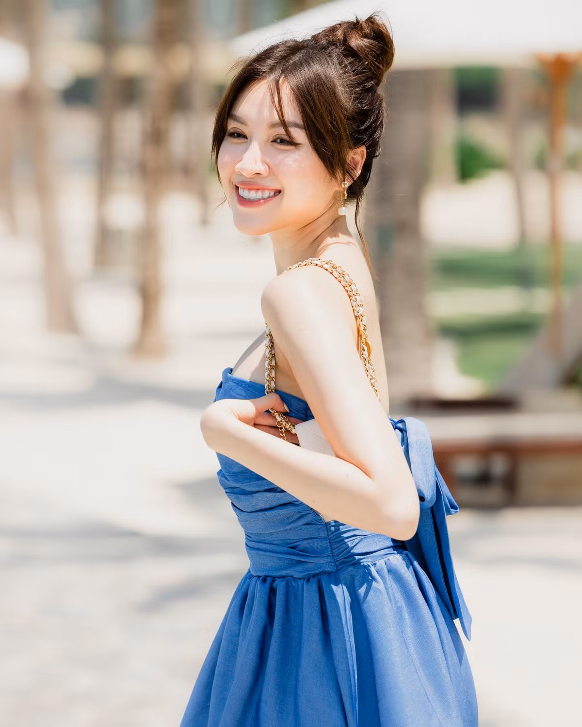 Cô ghi dấu ấn với khán giả qua giọng nói truyền cảm, lối dẫn mượt mà tại các chương trình Hoa hậu Hoàn vũ Việt Nam 2022, Hoa hậu Thể thao Việt Nam 2022…