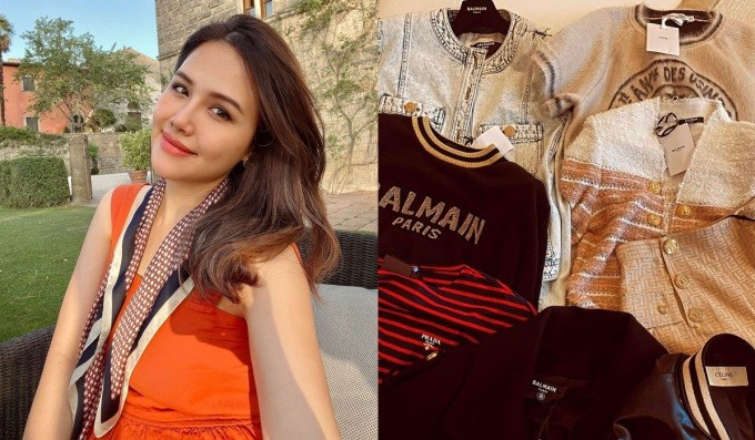 Những phụ kiện như mắt kính và mũ lưỡi trai của cô cũng có tổng giá trị lên đến chục triệu, gần trăm triệu đồng.