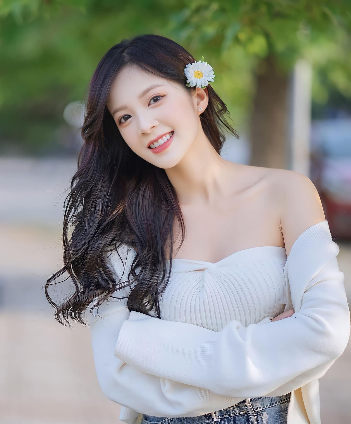 Vẻ quyến rũ đời thường của hot girl sinh năm 1997. Ảnh: FBNV