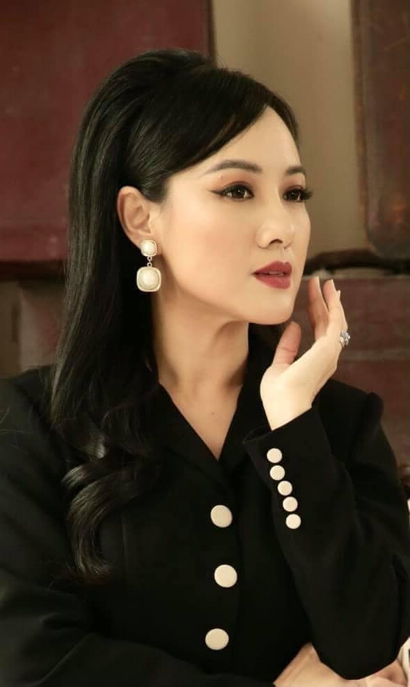 Nhan sắc của BTV Hoài Anh nhận được nhiều lời tán thưởng từ phía người hâm mộ. Ảnh: FBNV