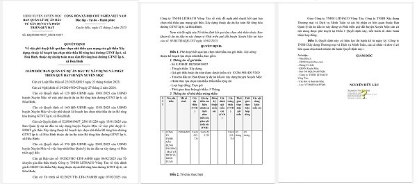 BR-VT: Khong co doi thu, Cty Minh Tuan trung goi lam duong GTNT tai Xuyen Moc