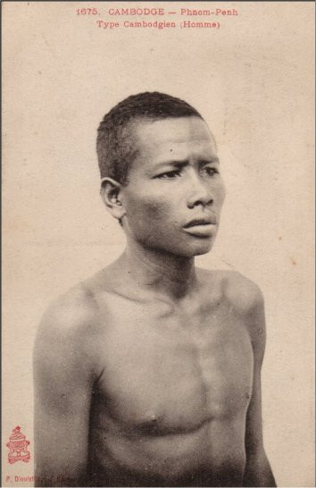 Chân dung nam giới Campuchia.