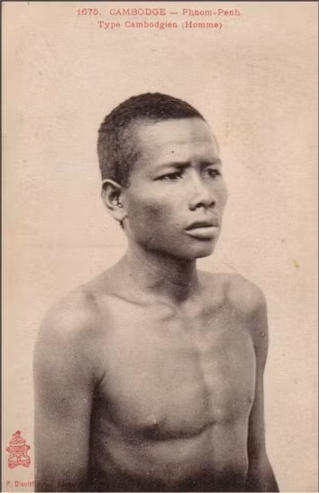 Chân dung nam giới Campuchia.