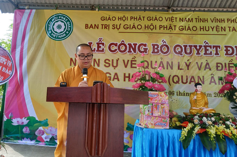 Đại đức Thích Thanh Phương tin rằng chùa Nga Hoàng sẽ yên bình trở lại sau khi Đại đức Thích Huệ Tịnh tiếp quản.