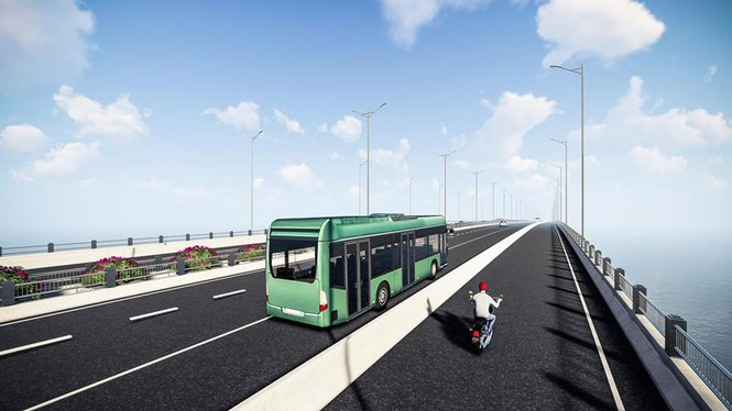 Ngoài có đường dành riêng cho xe buýt, điều đặc biệt nữa là mỗi làn đường được quy định rõ cho từng loại phương tiện, không đi hỗn hợp. Cầu được đầu tư xây dựng theo quy hoạch, nhằm hoàn thiện toàn bộ đường Vành đai II của Thành phố Hà Nội.