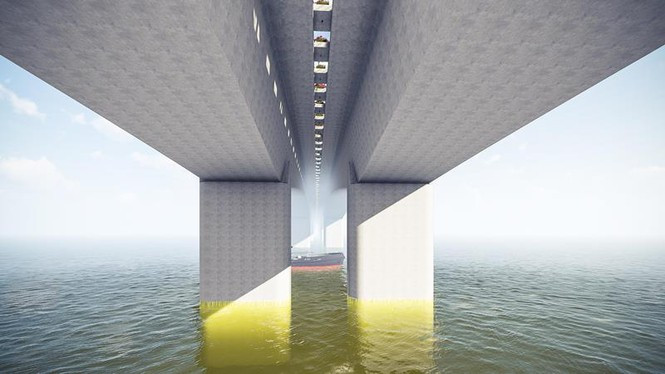 Bên dưới cầu Vĩnh Tuy 2 là các trụ đỡ được cắm sâu xuống nước. Đây là những trụ bên tông cốt thép khoan nhồi vĩnh cửu có đường kính 2 mét. Dự án thuộc nhóm A - Công trình cấp I với mức đầu tư hơn 2.500 tỷ đồng, nguồn vốn đầu tư là ngân sách thành phố Hà Nội; thời gian thực hiện dự án từ 2020 – 2022. Chủ đầu tư là UBND thành phố Hà Nôi, đại diện chủ đầu tư thực hiện dự án là Ban Quản lý dự án đầu tư xây dựng công trình giao thông thành phố Hà Nội.