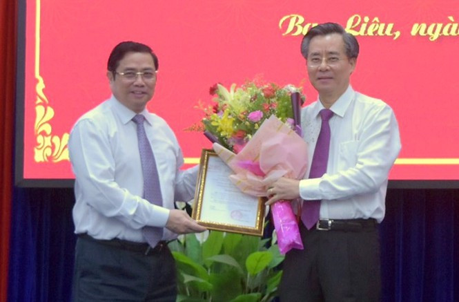 Bi thu tinh Hau Giang duoc dieu dong lam Bi thu tinh Bac Lieu