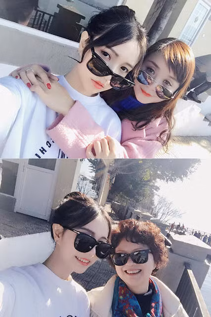 Không chỉ riêng ông bố, mẹ và bà nội của cô gái cũng vô cùng trẻ trung và xinh đẹp. Bức ảnh của người mẹ đứng cạnh cô con gái nhiều người nhận xét chẳng khác nào 2 chị em, còn bà nội thì đáng lẽ phải là mẹ thì mới đúng.