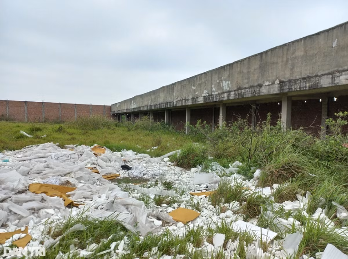 Nơi đây trở nên hoang phế, rác thải ngổn ngang. Một số người dân địa phương cho biết, nhìn công trình hoành tráng trên khu đất rộng, hoang hóa suốt chục năm qua mà "tiếc đứt ruột" vì quá lãng phí.
