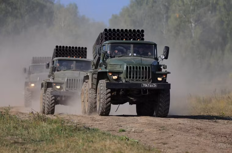 Lực lượng pháo phản lực phóng loạt của Quân đội Nga hiện có khoảng 3.600 khẩu.