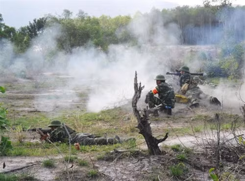 Nổ súng tiêu diệt mục tiêu theo kế hoạch.