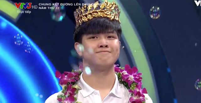 Thi sinh duy nhat khong den tu truong chuyen vo dich Olympia 2022