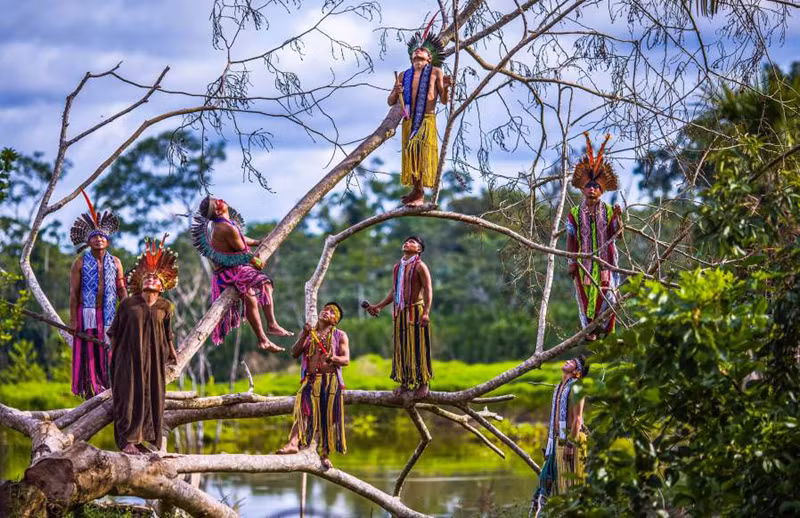 Cuộc sống của một nhóm thổ dân thuộc bộ lạc Kaxinawá trong rừng Amazon ở Acre.