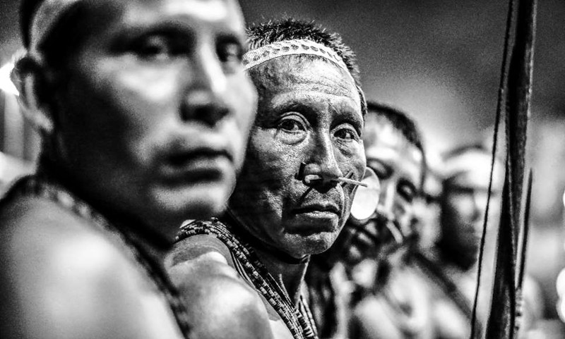 Các thổ dân Matis ở Tocantins.