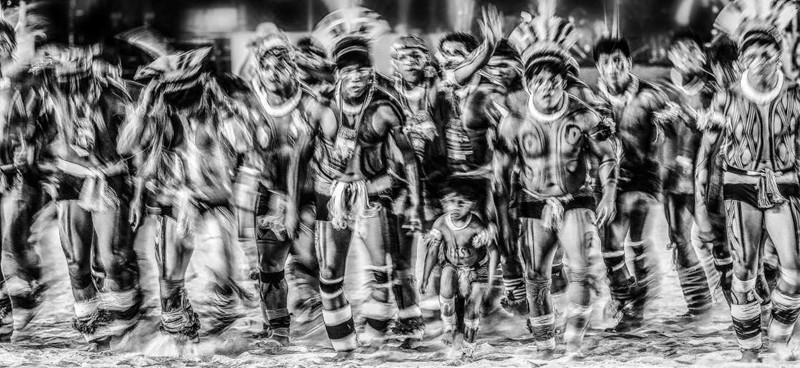 Hình ảnh ấn tượng của các thổ dân Yawalapiti ở Tocantins.