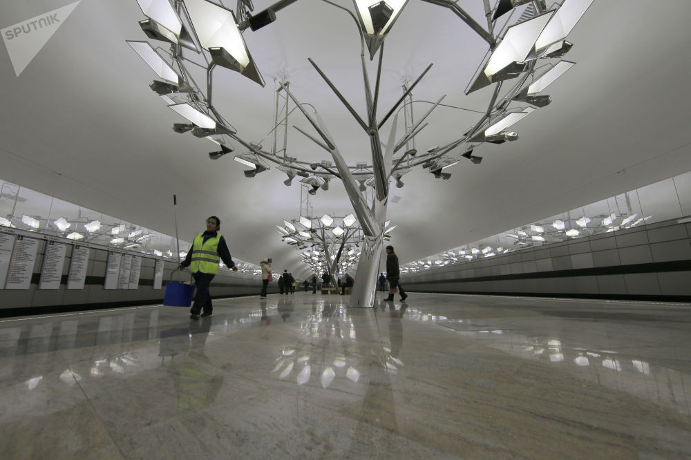 Nhà ga Troparyovo được mở cửa vào năm 2014.