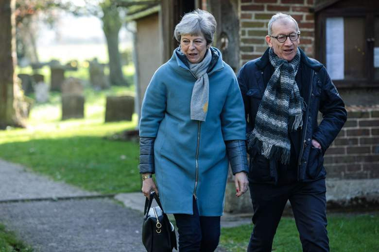 Trong suốt 38 năm qua, ông Philip không chỉ là người chồng mà còn là người bạn đồng hành và là chỗ dựa tinh thần vững chắc cho nữ Thủ tướng Theresa May vượt qua những khó khăn, thăng trầm trong cuộc sống. Ảnh: Getty.