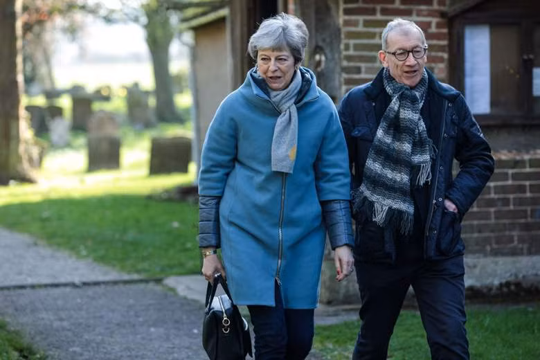 Trong suốt 38 năm qua, ông Philip không chỉ là người chồng mà còn là người bạn đồng hành và là chỗ dựa tinh thần vững chắc cho nữ Thủ tướng Theresa May vượt qua những khó khăn, thăng trầm trong cuộc sống. Ảnh: Getty.