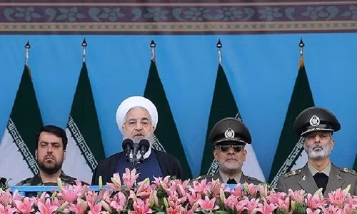 Tuyen bo soc cua Tong thong Iran giua cang thang voi My