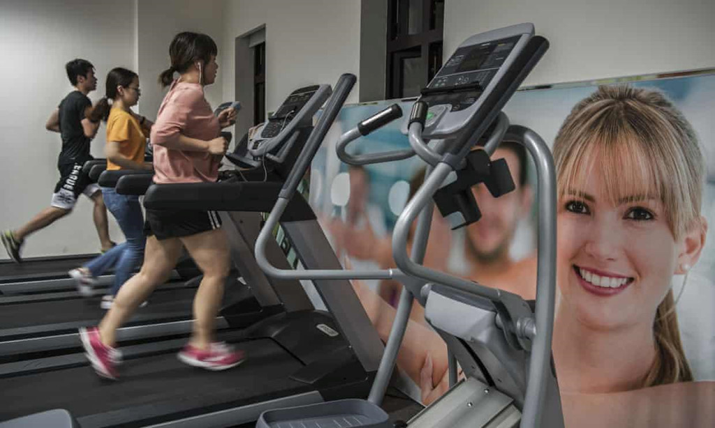 Phòng tập gym dành cho nhân viên Huawei. Ảnh: Getty Images.
