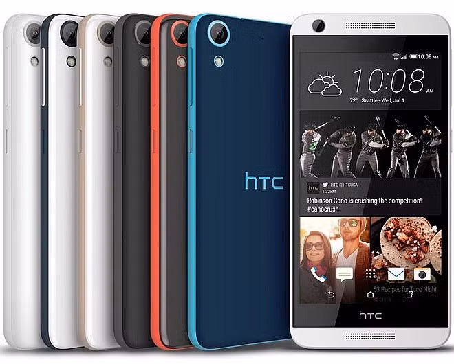  HTC Desire 626S. HTC Desire 626S là mẫu di động tầm trung mới được giới thiệu trong tháng qua. Máy có màn hình 5 inch, độ phân giải HD 720 x 1.280 pixel, chạy chip Qualcomm Snapdragon 210 bốn nhân tốc độ 1,1 GHz, có đi kèm với RAM 1 GB và 8 GB bộ nhớ trong. Nó cũng có viên pin 2.000 mAh. Về khả năng chụp ảnh, smartphone này có camera chính 8 MP và camera trước 2 MP. Máy chạy hệ điều hành Android 5.1 với giao diện HTC Sense 7.