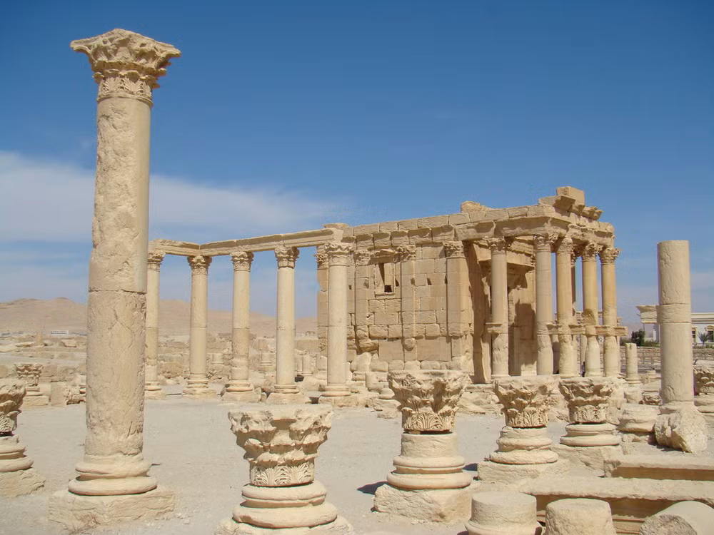 Theo các nhà nghiên cứu, đền Baalshamin được xây dựng từ 2.000 năm trước, là một trong những di tích quan trọng nhất của thành phố cổ Palmyra.