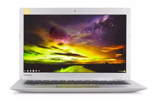  2. Toshiba Chromebook 2 giá 279 USD. Toshiba Chromebook 2 sở hữu màn hình full-HD, cỡ 13-inch và có bộ loa tốt. Chiếc laptop cấu hình mạnh này có phong cách thiết kế như MacBook Air. Pin của máy có thời gian hoạt động khá ấn tượng gần 8 tiếng mỗi lần sạc. Tuy nhiên, giá của máy lại khá mềm 279 USD (khoảng 6,3 triệu đồng).