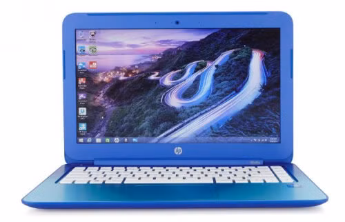  5. HP Stream 13 giá 293 USD. HP Stream sử dụng công nghệ điện toán đám mây, sở hữu bộ vi xử lý Intel Celeron cho phép lướt Web, chơi Facebook và nghe nhạc với âm thanh đạt chất lượng tốt. Thời lượng pin của máy không tồi, kéo dài 6 giờ cho mỗi lần sạc.