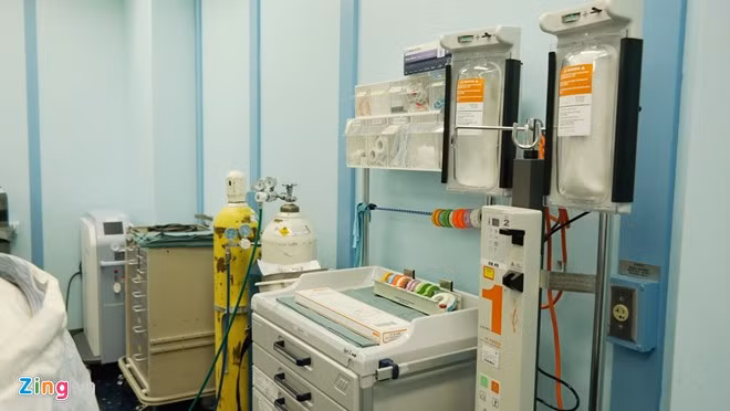 Khu vực để các thiết bị tiểu phẫu.