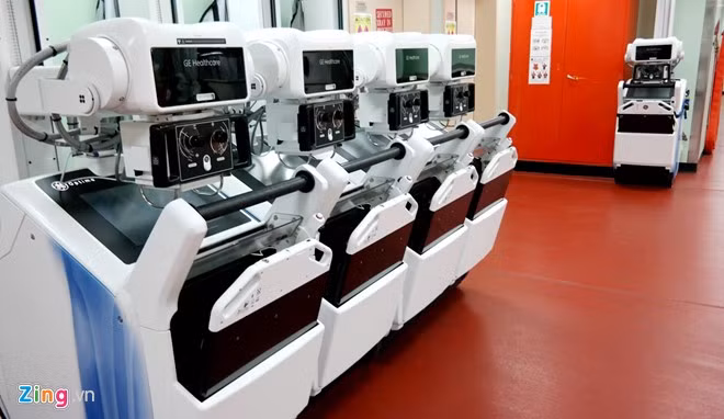 Phòng đo tim mạch.