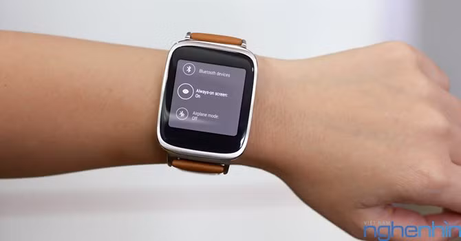 Giao diện setting quen thuộc của Android Wear.