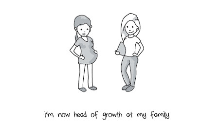 Mọi êkip đều cần đầu não tăng trưởng: Tôi hiện đang là đầu tăng trưởng của gia đình mình đây.