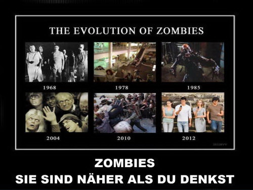 "Sự tiến hóa của zombie".
