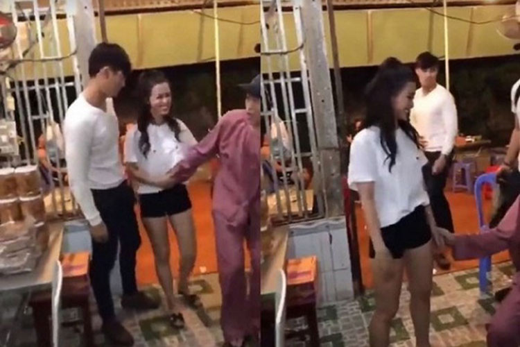 Bắt gặp Hoài Linh ở quán ăn, Đông Nhi và Ông Cao Thắng đến cúi chào và hỏi thăm nam danh hài Việt. Ảnh: Vietnamnet