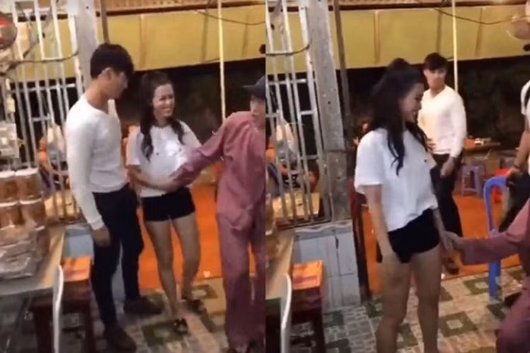 Bắt gặp Hoài Linh ở quán ăn, Đông Nhi và Ông Cao Thắng đến cúi chào và hỏi thăm nam danh hài Việt. Ảnh: Vietnamnet