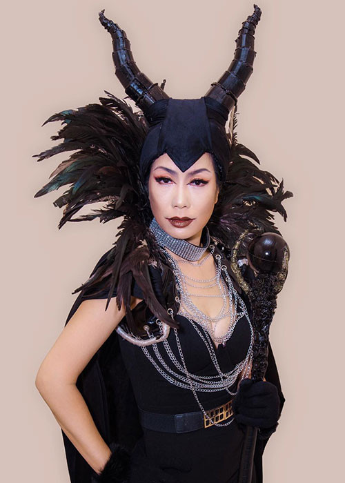 Nữ diễn viên Trịnh Kim Chi hóa Tiên Hắc Ám.