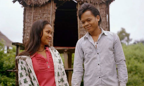 Nang Chan và một người bạn trai.