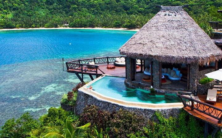 Giới siêu giàu sẵn sàng chi 750.000 USD để thuê một hòn đảo ở Fiji cho chuyến du lịch 5 đêm. (Ảnh: Marie Claire)