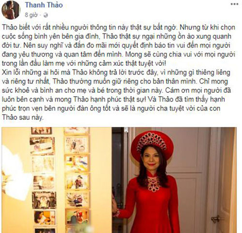 Chia sẻ của Thanh Thảo.