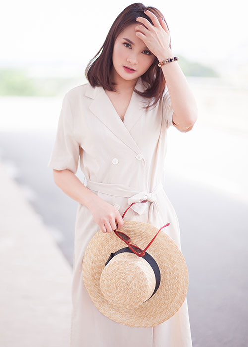 Năm 2017, Bảo Thanh vụt sáng nhờ vai diễn trong "Sống chung với mẹ chồng" và "Người phán xử".