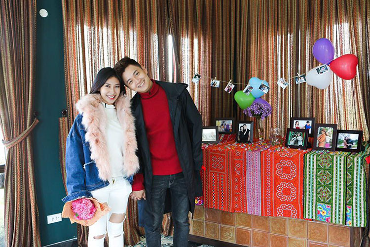 Từ khi gắn bó cho đến nay, Khổng Tú Quỳnh và Ngô Kiến Huy có rất nhiều khoảnh khắc ngọt ngào bên nhau.