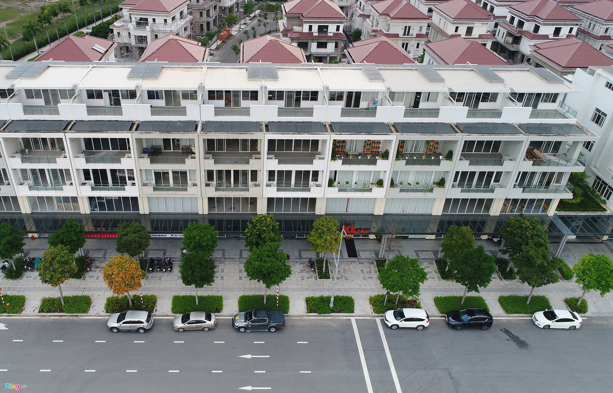Những căn shophouse giá thấp nhất cũng 20 tỷ đồng.