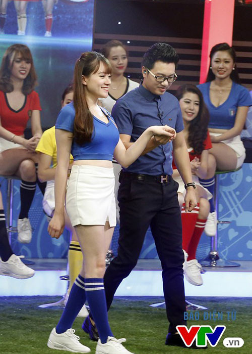 Minh Tiệp đăng ký dự tuyển khi biết thông tin tuyển dụng của Đài truyền hình Việt Nam. Ảnh: VTV