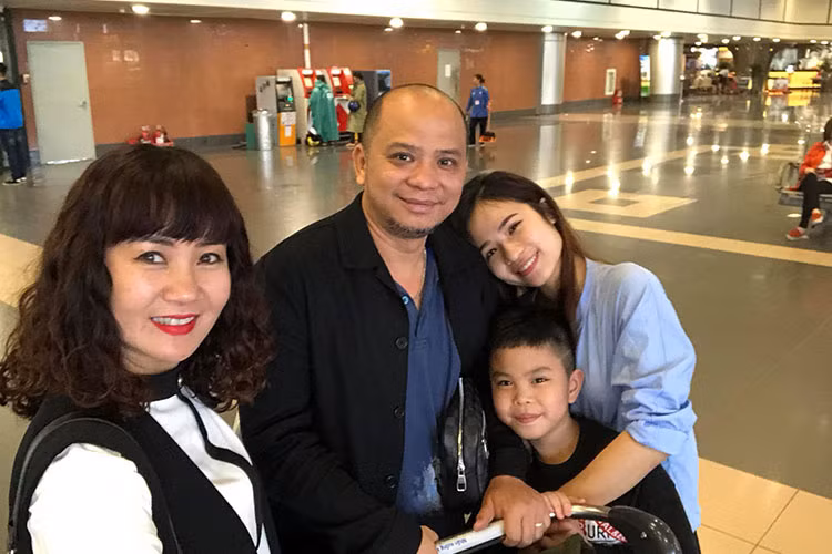 Sau khi kết hôn, Anh Tuấn trở thành hậu phương cho bà xã theo đuổi nghề diễn xuất.