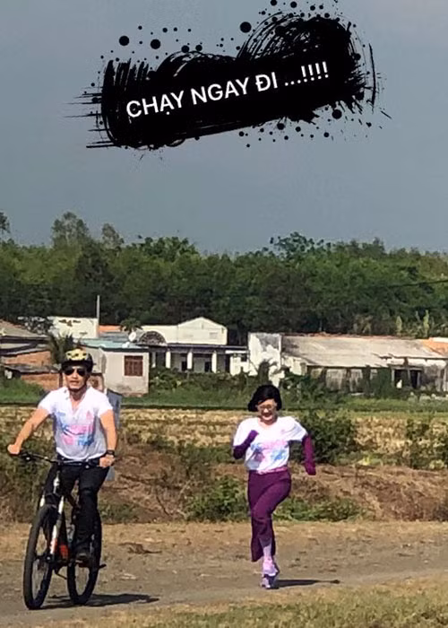 Thanh Thúy chia sẻ poster phim mới kèm chú thích lấy cảm hứng từ tựa bài hát “Chạy ngay đi” của Sơn Tùng M-TP.