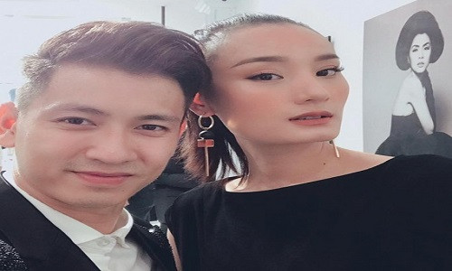 Đỗ An khen vợ - Lê Thúy đẹp trên trang cá nhân.