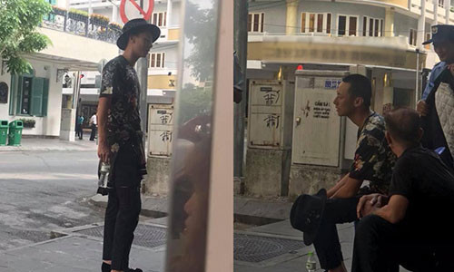 Hình ảnh hốc hác, gây sốc của Rocker Nguyễn. Ảnh: Chụp từ màn hình.