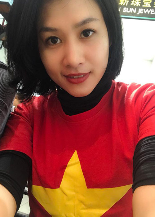 17 năm sau khi bộ phim "Phía trước là bầu trời" lên sóng, Hà Hương vẫn trẻ trung, xinh đẹp. Được biết, cô hiện không còn hoạt động nghệ thuật. Ảnh: FBNV